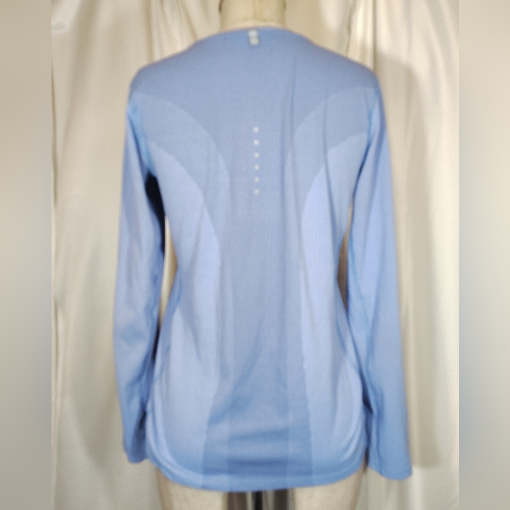 Nike Running Long Sleeve, Women Blue Dri-Fit  Breathable, Round Neck, S - Picture 6 of 12